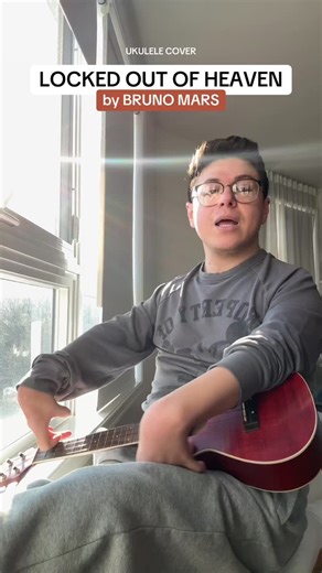 BRNDN DYLN | How I Play Ukulele with a Disability: Locked Out Of Heaven (Bruno Mars Cover) #UkuleleCover #Disability #BrunoMars | Instagram