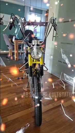 Kultmofa als Mini Chopper im 70er Jahre Look 💥🕺 #zweitakt #mofa #70erjahre #chopper