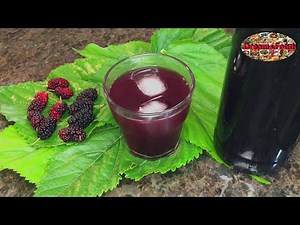 وصفة شراب التوت الشامي المركز Concentrated mulberry syrup recipe