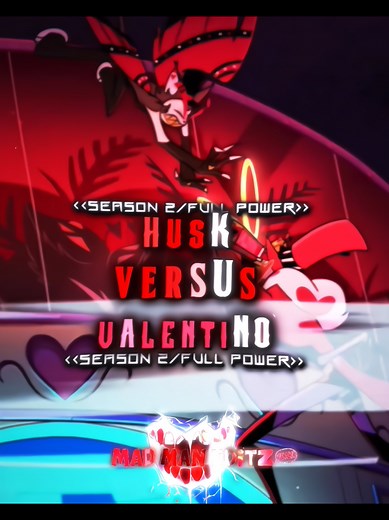 Husk vs Valentino: Epic Showdown in Hazbin Hotel