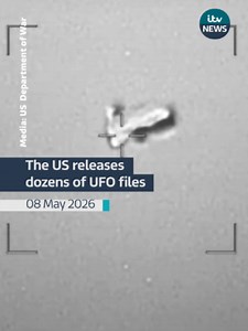 The US Department of War has released dozens of files on UFOs Over 160 previously classified files have been released which show unresolved cases of unidentified flying objects and unidentified aerial phenomena. Trump previously described the documents as 'highly complex, but extremely interesting and important, matters'. #alien #space #ufo #usa