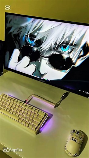 Neat and Clean Setup.Gaming PC Setup. #trending #gaming #setup #ps5 #controller #gtavi #viralshorts
