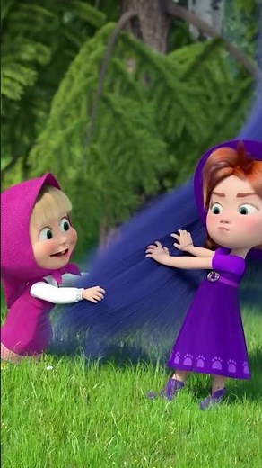 Котика за хвост — ай-ай-ай! 🙀🐾 #Shorts #машаимедведь #КнижкаЛягушка #MashaandtheBear