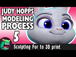How Sculpt fur, to a 3D print on Blender