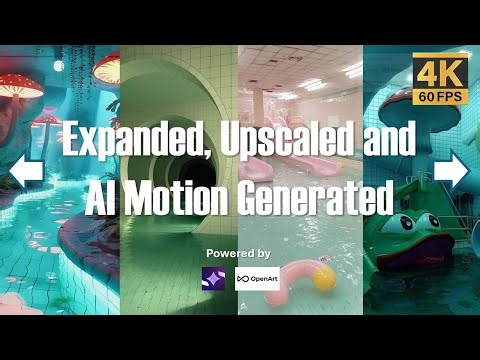 The Poolrooms Reimagined - Upscaled to 4K - Expanded- AI Motion Generated #backrooms #poolrooms