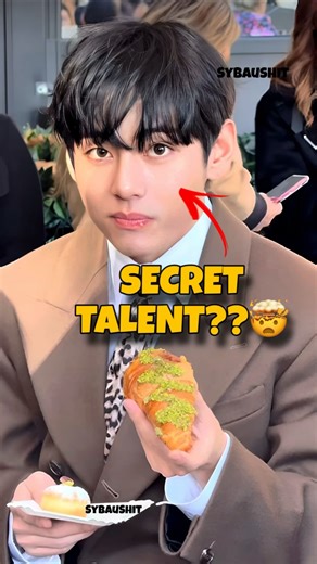 bts v secret shocking secret talent 🤯 #bts #v #taehyung #viralshorts