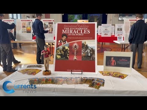 Eucharistic Miracles Exhibit Inspired by Saint Carlo Acutis Visits Queens Catholic Academy