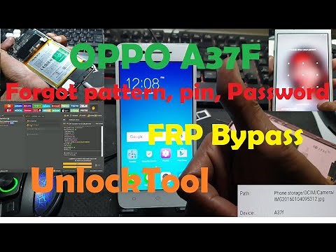 Oppo A37│Screen Lock Removal Via Unlocktool