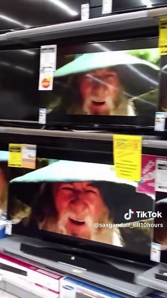 Saxophone Gandalf in a Hilarious TV Shop Scene!