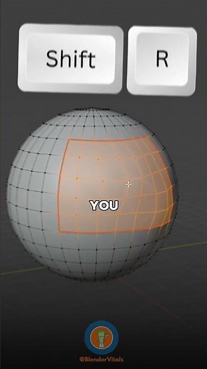 Smooth Faces Shortcut in Blender!