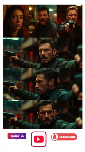 Industrial Showdown: Cinematic 3×3 Storyboard 🎥⚙️