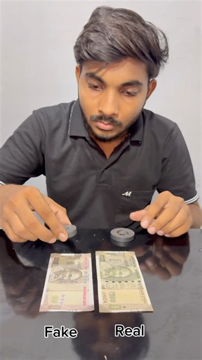Real or fake money test #experiment #tiktok #science
