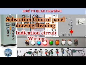 How to read Drawing of panel Indication circuit wiring || Part - 3