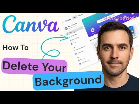How to Delete Your Background in Canva | Canva Tutorial 2025