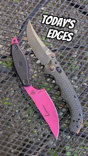 Benchmade 865 Bedlam & TOPS Lioness #edc #knives #fixedblade #foldingknife #everydaycarry