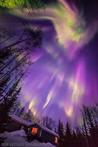 Aurora Finale In Motion, From Delta Junction Alaska. New Photos Coming Really Soon! Photo Taken By Sebastian Saarloos. Like Us => The Aurora Life | The Aurora Life