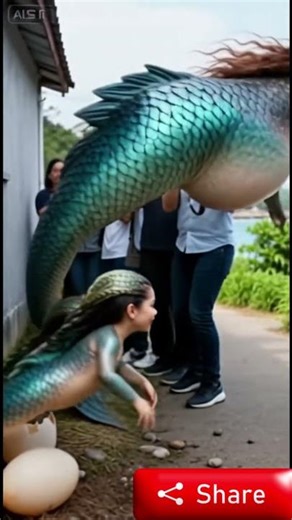 Gorgeous mother Mermaid with adorable baby girls🧜‍♀️ #mermaid #funnyshorts #shorts #comedy