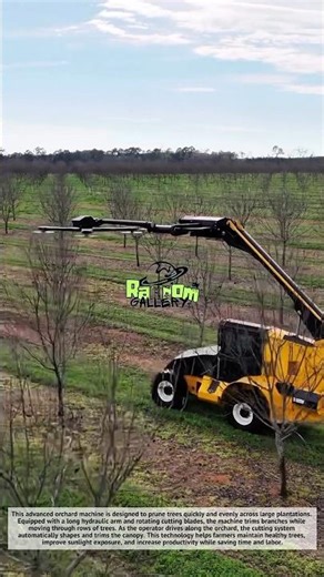 Amazing, Automatic Orchard Tree Pruning Machine | Smart Farming Technology