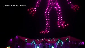 High-flying Halloween display