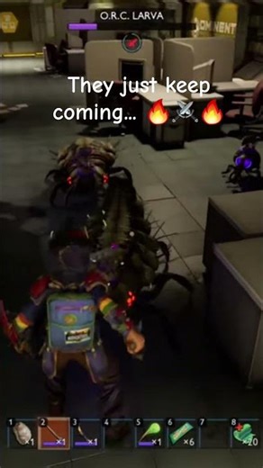 Overrun by wave after wave of bugs! 🐜🔥 #Grounded2 #GamingShorts