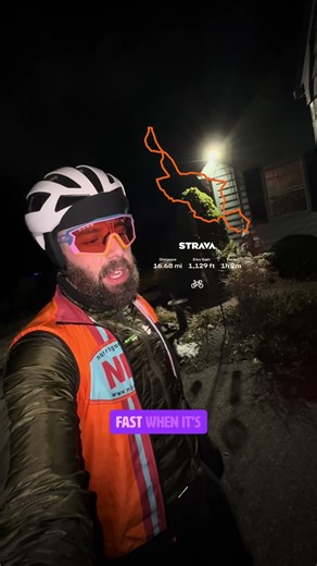 Day 18 Outside Everyday | 4AM Winter Road Ride | Cycling in the Dark