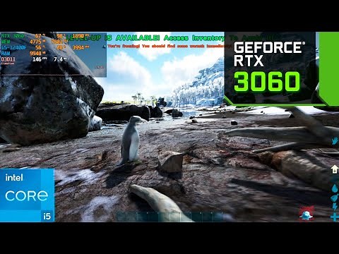 ARK Survival Evolved : RTX 3060 12GB + i5-12400F : All Settings