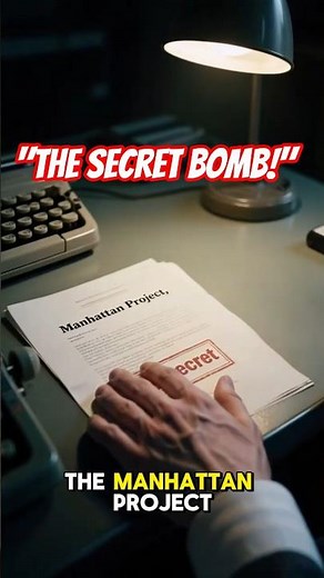 The Secret Project That Built the Atomic Bomb. #historyfacts