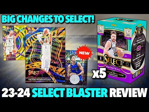 SELECT 🏀 IS HERE EARLY (BIG CHANGES)! 😳🔥 2023-24 Panini Select Basketball Retail Blaster Box Review