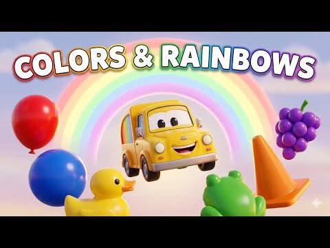 Learn ALL Colors with the Color Mixing Truck! 🎨 Kids Learning Compilation
