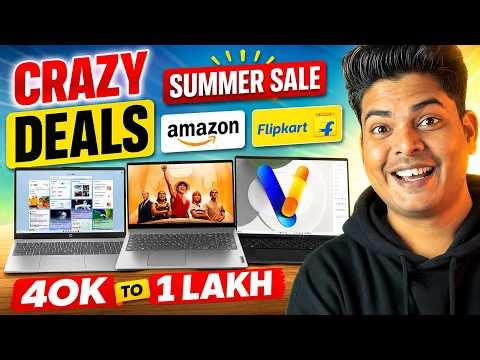 Crazy Deals 😍 on Thin & Light Laptops! Amazon Great Summer Sale & Flipkart Sasa Lele Sale 2026