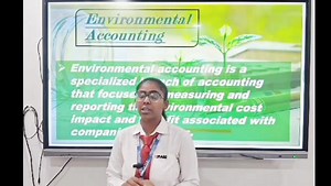 PPT presentation on Environmental Accounting by Anjali Kumari, B-Com (P) 2nd Sem. | Cimage College, Patna