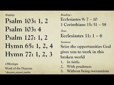 FRCR Worship Service