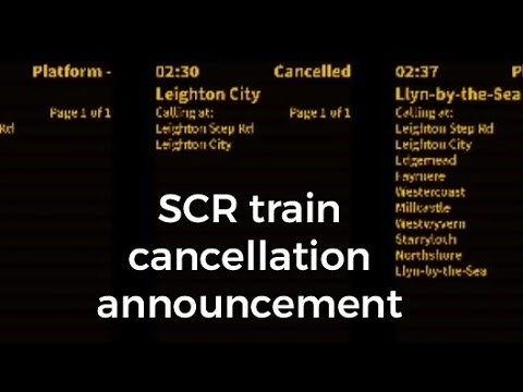 Roblox SCR: Train cancellation announcement [CC]