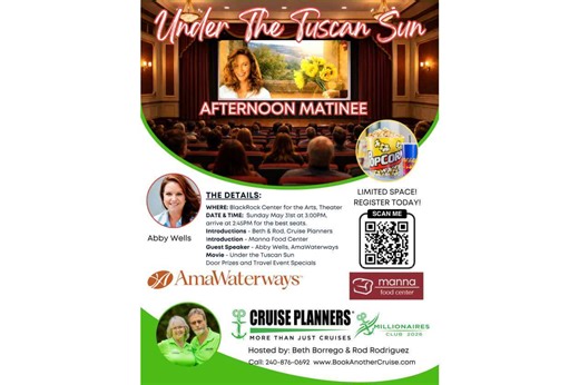 Afternoon Matinee Movie – Under the Tuscan Sun (@ BlackRock Center For The Arts) | FFXnow