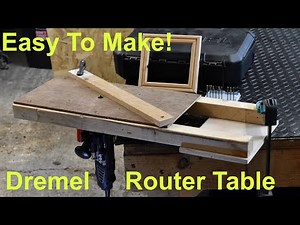 Easy - Convert your Dremel 335 Router Attachment into a Router Table for More Control and Enjoyment!