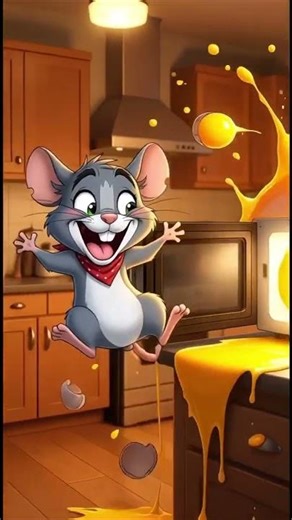 Cute Rat Destroys Kitchen Trying to Cook – You Won't Believe This! 🔥|| EP 01 #disney #cartoon