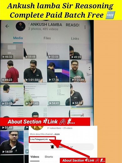 reasoning by ankush lamba sir free on telegram link | ankush lamba sir reasoning playlist