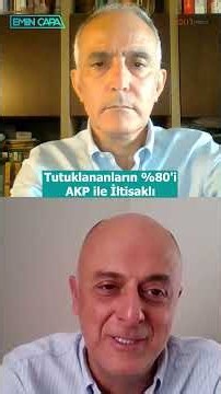 80% of Those Arrested Have Ties to the AKP | Emin Çapa #shorts