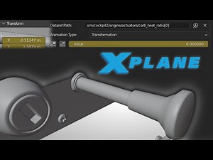 X-Plane Tutorial | Animating in Blender | Push Pull Levers