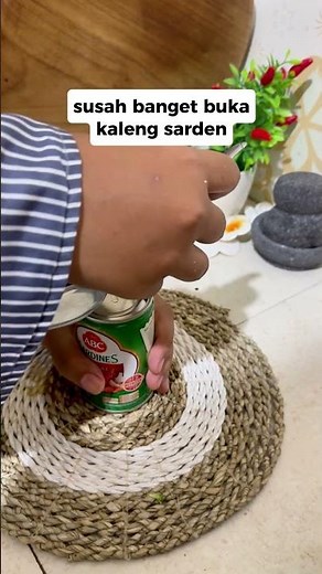 How to open a can of sardines easily and quickly#lempardadu