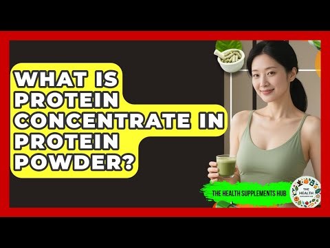 What Is Protein Concentrate In Protein Powder? - The Health Supplement Hub
