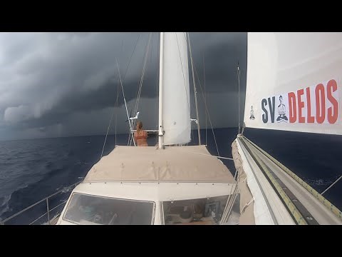 SLOW TV - 6.5 HOURS! Florida Canals, SQUALLS and sailing the ATLANTIC OCEAN!
