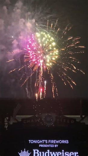 Chase field fire works after game yesterday #chasefield #dimondbacks
