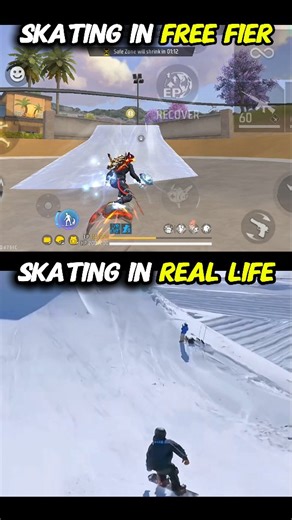 Singh K on Instagram: "❄️ Winter Season Special Video ❄️ In this video, we compare Skating in Real Life vs Skating in Free Fire 🔥 Real ice, real balance, real risk 🧊 VS Free Fire skating with smooth moves, no fear & full swag 😎 👉 Which skating style do you enjoy more? 💬 Comment your favorite 👍 Like the video 📲 Share with your Free Fire squad 🎮 Game: Free Fire ❄️ Theme: Winter Season Fun 🔥 Content: Gaming + Real Life Comparison 🔖 Hashtags #FreeFire #Skating #WinterSeason #FreeFireVsReal