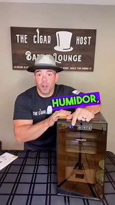 NEEDONE Electronic 23L Cooler Humidor,150 Counts Capacity, with Spanish Cedar Wood Shelves Upgraded Version with Digital Hygrometer Displays, Gift for Men