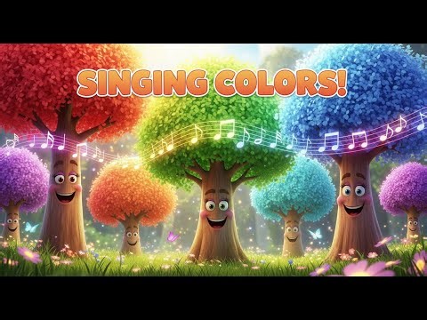 Color Forest Full of Singing Trees 🌳🎶 | Learn Colors for Kids | Fun Educational Adventure