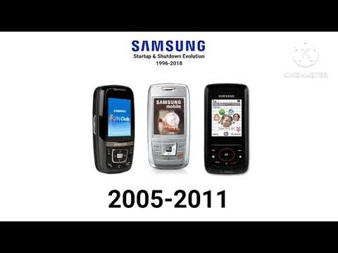 Samsung Startup and Shutdown evolution 1996-2018 #samsung #samsungevolution #samsungphone #fpsamsung