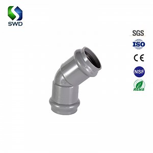 [Hot Item] Swd DIN & ISO Certified PVC-U Fittings 110mm Pipe Brackets for Plumbing Systems