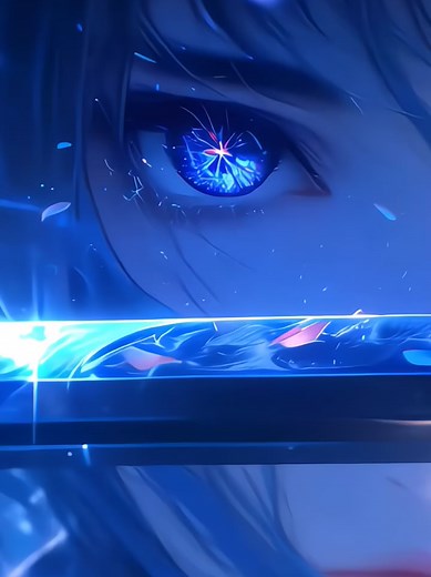 Azure Blade Eyes Live Wallpaper