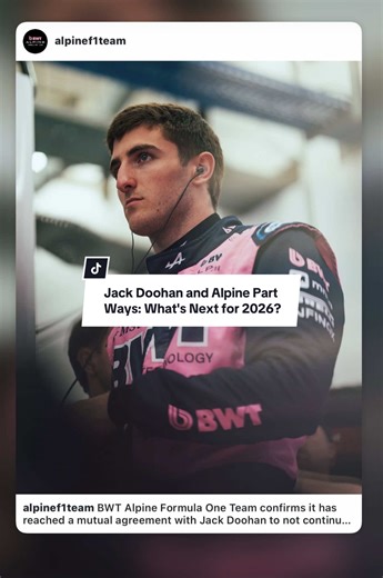 Jack Doohan and Alpine Part Ways: What's Next for 2026? #f1 #coffeecornermotorsport